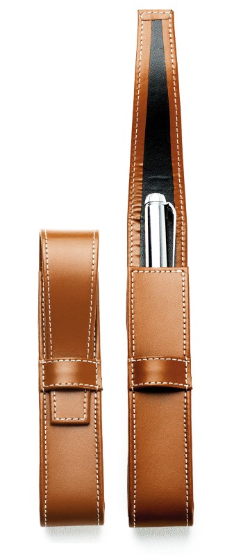 Schreibgeräteetui UNO CAMBRIDGE Top Grain Leder hellbraun